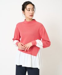 GEORGES RECH/タフタコンビアシンメトリーニット/507975345