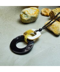 Liliane Burty ECLAT/【一部店舗・オンラインショップ限定】ホーンオニキス　マグネットネックレス/507976223