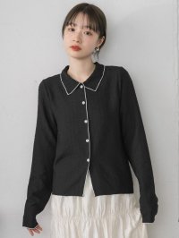 RETRO GIRL/レトロガール RETRO GIRL ジャガードカットカーデ/507976557