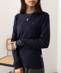 U.S. POLO ASSN./ユーエスポロアッスン U.S. POLO ASSN. ワンポイント刺繍 スムース長袖Tシャツ/507976923