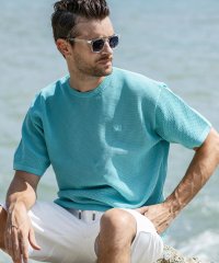 1PIU1UGUALE3 RELAX/ウノ ピゥ ウノ ウグァーレ トレ リラックス 1PIU1UGUALE3 RELAX ベーシック半袖ニットTシャツ/507976991