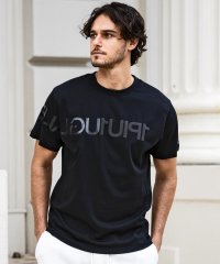 1PIU1UGUALE3 RELAX/ウノ ピゥ ウノ ウグァーレ トレ リラックス 1PIU1UGUALE3 RELAX ビッグロゴ インバーテッドTシャツ 半袖Tシャツ/507976994