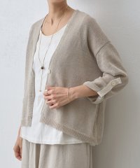 BEARDSLEY/《完売カラー追加検討中》リネンカーディガン/507977181