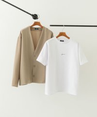 ITEMS URBAN RESEARCH/ドライタッチカーディガン+刺繍ポンチTシャツセット/507977205