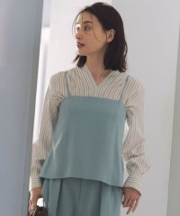 JIYU-KU（SMALL SIZE）/【SHIHOさん着用・セットアップ対応・接触冷感・洗える】リネンライクシンセティックキャミ ビスチェ/507977362