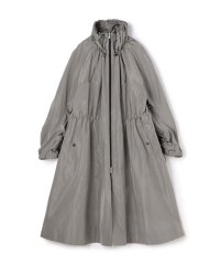 GALERIE VIE/メモリータフタ ギャザースタンドカラーコート/507977624