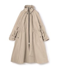 GALERIE VIE/メモリータフタ ギャザースタンドカラーコート/507977624