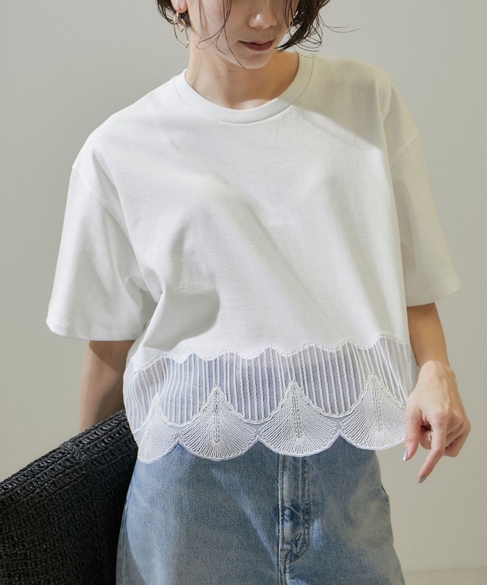 新品タグ付定価2万ほど！SALON adam et rope'＊プリントトップス SALON adam et ropé(サロン アダム エ ロペ) トップス通販｜J