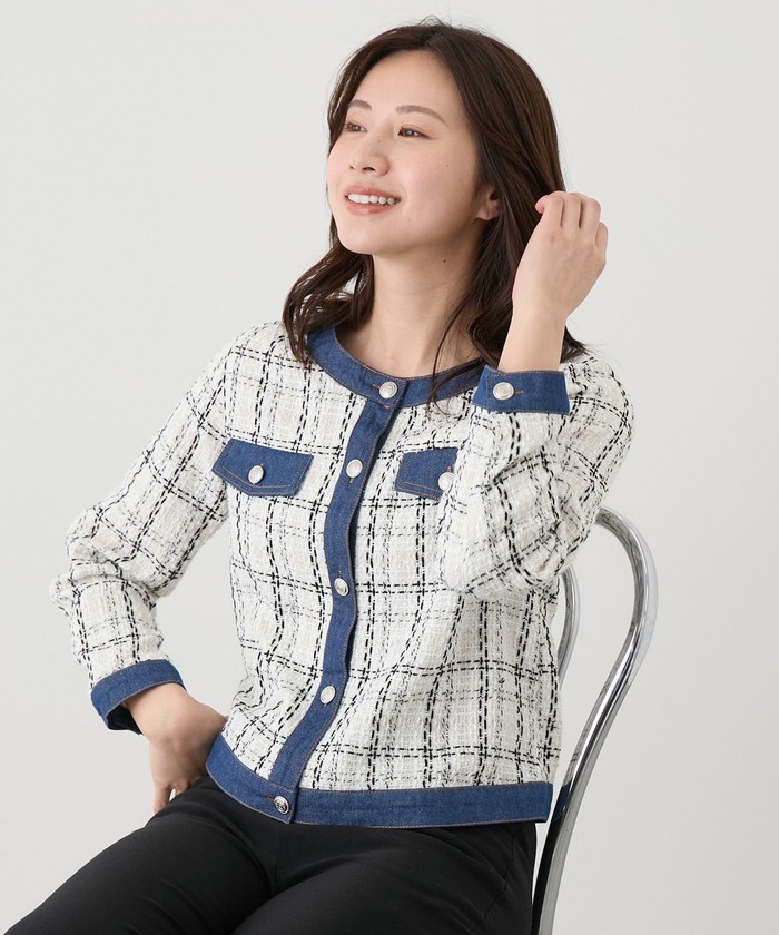 ノーカラージャケットのファッション通販 - d fashion