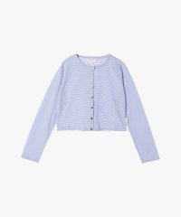 To b. by agnes b./WX51 CARDIGAN ボーダーコンパクトカーディガン/507835725