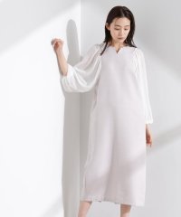NANO universe/シアーボリュームスリーブコンビワンピース/507838805