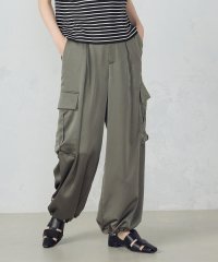 COMME CA ISM /ポリエステルマットサテン　カーゴパンツ/507929079