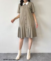NICOLE CLUB/【BEVERLY HILLS POLO CLUB】プリーツヘム半袖ワンピース/507935636