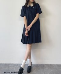 NICOLE CLUB/【BEVERLY HILLS POLO CLUB】プリーツヘム半袖ワンピース/507935636
