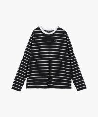 To b. by agnes b./WX59 TS ボーダーボーイズロングTシャツ/507951749