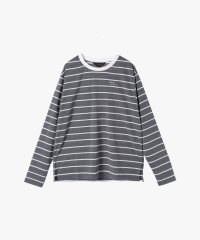 To b. by agnes b./WX59 TS ボーダーボーイズロングTシャツ/507951751