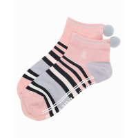LANVIN SPORT/ボーダー柄アンクル丈ソックス【抗菌防臭】【返品不可商品】/507952016