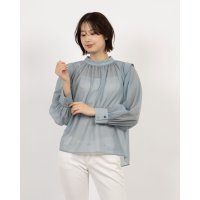 TONAL/トーナル TONAL シアースタンドネックブラウス/507963935