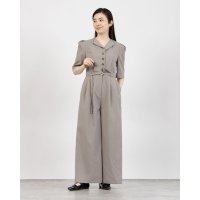TONAL/トーナル TONAL 開襟ハイウエストオールインワン/507964912
