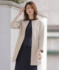J.PRESS LADIES/【洗える・撥水】ドライツイルストレッチ ノーカラー コート/507974362