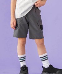 BeBe Petits Pois Vert/【撥水】ポケットメッシュ切り替えサイドポケットハーフパンツ(95~150cm)/507975255