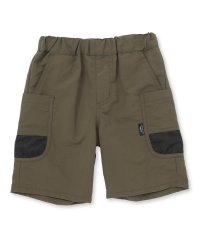 BeBe Petits Pois Vert/【撥水】ポケットメッシュ切り替えサイドポケットハーフパンツ(95~150cm)/507975255