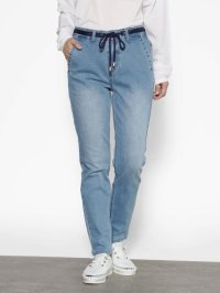 SCOTCLUB/スコットクラブ SCOTCLUB ウエストテープデザインストレッチデニムパンツ/507975598