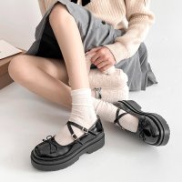 Shoes in Closet/シューズインクローゼット Shoes in Closet －シュークロ－ 軽量厚底 ダブルソール 2WAYストラップ リボン メリージェーン 6943/507978340