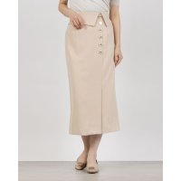 TONAL/トーナル TONAL フラップ釦ペンシルスカート/507978525