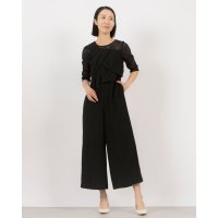 TONAL/トーナル TONAL レース×ジョーゼットオールインワン/507978543