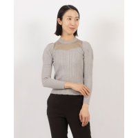 TONAL/トーナル TONAL シアー切替リブニット/507978560