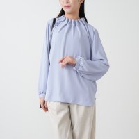 Doubleface Tokyo/ダブルフェーストーキョー Doubleface Tokyo ハイネックゴムギャザーブラウス/507978658
