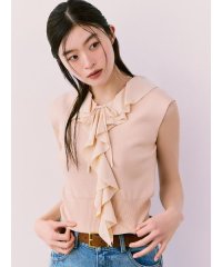 LILY BROWN/フリルディテールニットトップス/507979257
