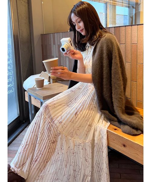 snidel Sustainable20周年プリントワンピース