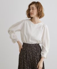 grove/【毎日着たい】麻調メッシュ袖コンシャスブラウス/507979315