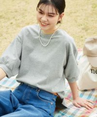Dessin/【360度可愛い・洗える】バックヘンリーカットソー（5分袖/XS～L）/507979480