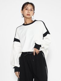 SCOTCLUB/スコットクラブ SCOTCLUB ポンチリブバイカラープルオーバー/507980197