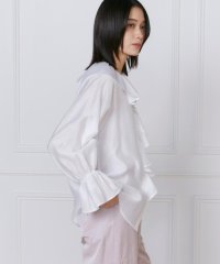 INED/イネド INED シャイニーローンフリルブラウス/507980281