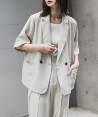 SENSE OF PLACE by URBAN RESEARCH/『UR TECH DRYLUXE』リネンライクジャケット/507980322
