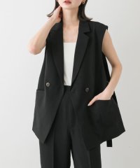 SENSE OF PLACE by URBAN RESEARCH/『UR TECH DRYLUXE』リネンライクサイドベルトジレ/507980323