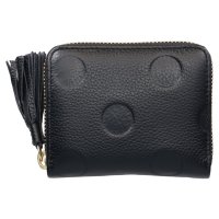 perche/ペルケ perche カードケース 財布 ミニ財布 レディース 本革 大容量 ドット型押 08－06－03910/507980393