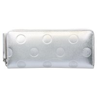 perche/ペルケ perche 財布 長財布 レディース 本革 大容量 ドット型押 ブラック グリーン イエロー ピンク ゴールド シルバー 黒 08－06－03912/507980394