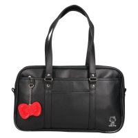 Sanrio characters/サンリオ Sanrio バッグ スクールバッグ ボストンバッグ レディース 17L 大容量 A4 軽量 ブラック ブラウン 黒 6205/507980401