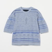 boussole/LACE JACQUARD SHORT SLEEVE/507980729
