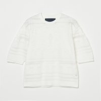 boussole/LACE JACQUARD SHORT SLEEVE/507980729