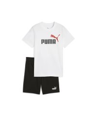 PUMA/ボーイズ ESS 2 カラー NO. 1 ロゴ 半袖 Tシャツ アンド ショーツ セット 120－160cm/507980790