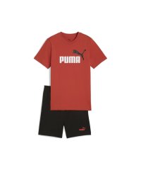 PUMA/ボーイズ ESS 2 カラー NO. 1 ロゴ 半袖 Tシャツ アンド ショーツ セット 120－160cm/507980790