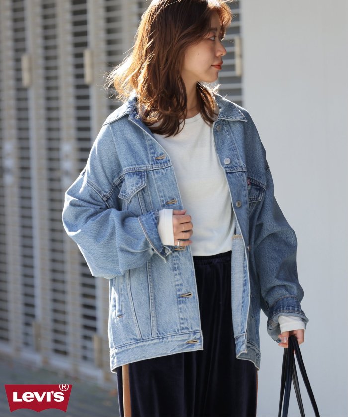 追加》別注【LEVI'S/リーバイス】*relume XL TRUCKER:デニム 追加》別注【LEVI'S/リーバイス】*relume XL TRUCKER:デニム