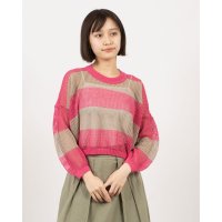 maturita/マチュリタ maturita 和紙メッシュ編みプルオーバー/507981172