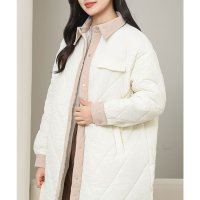 Lace Ladies/レースレディース Lace Ladies コーデュロイ ステンカラー キルティング ロング コート/507981520